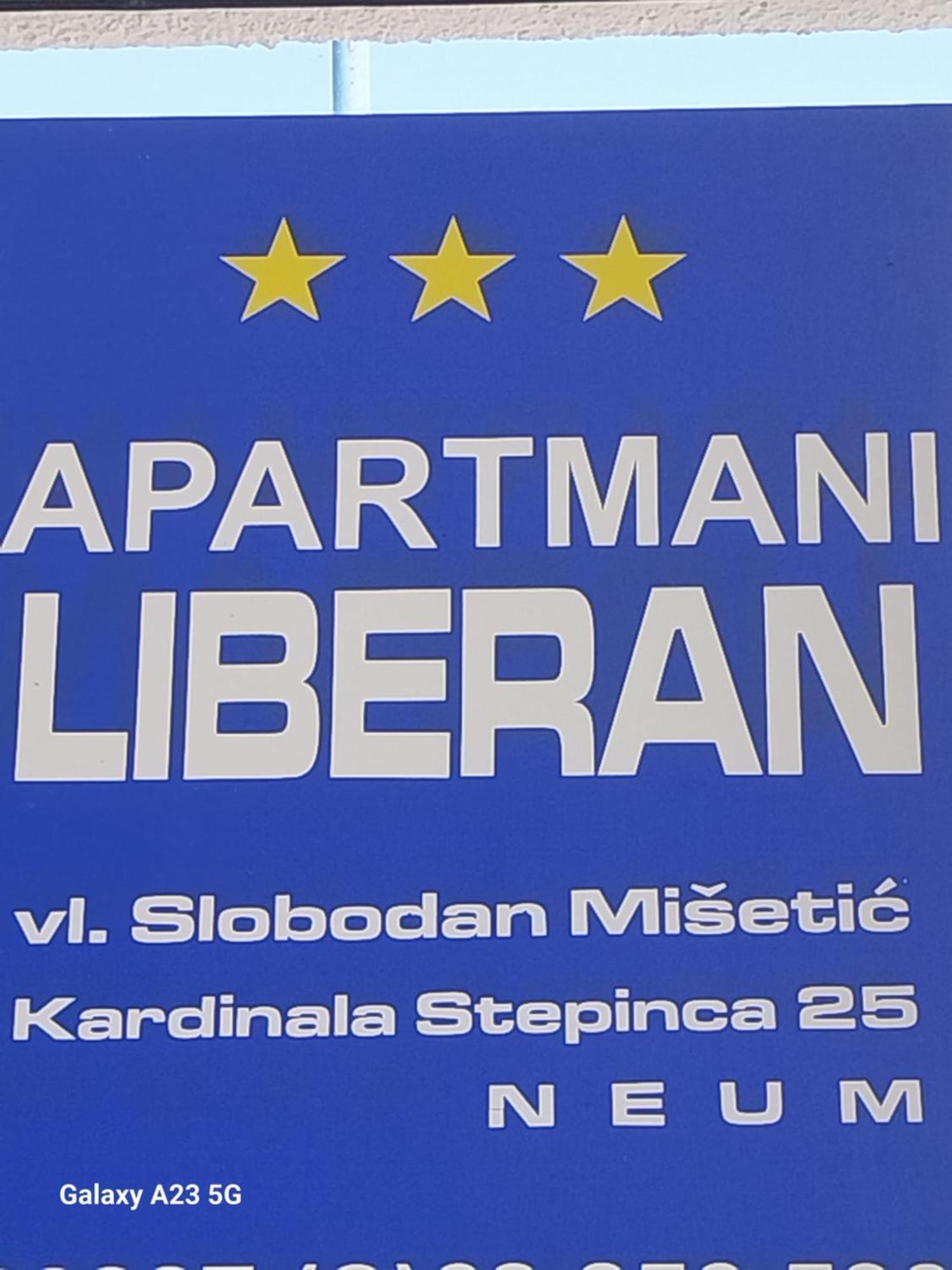Apartmani Liberan Neum Zewnętrze zdjęcie